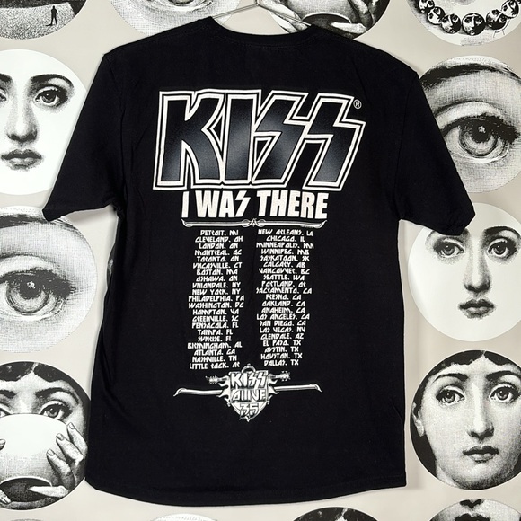 KISS I Was There KISS Alive 35 2009 Black Concert Tour Tee, Sz M 🤘🎸 - Picture 3 of 11